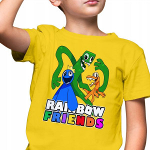 Koszulka Dziecięca 134-140 RAINBOW FRIENDS Wzory