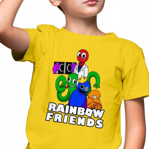 Koszulka Dziecięca 134-140 RAINBOW FRIENDS Wzory