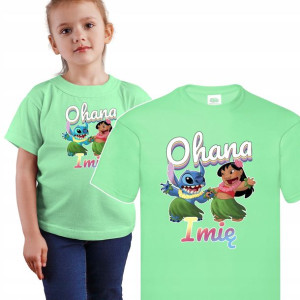 Koszulka Dziecięca 158-164 Lilo i Stitch IMIĘ Wzo