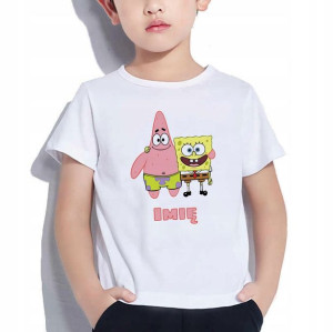 Koszulka Dziecięca 158-164 SPONGEBOB IMIĘ Wz
