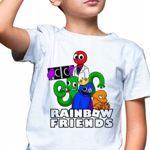 Koszulka Dziecięca 86-92 RAINBOW FRIENDS Wzory