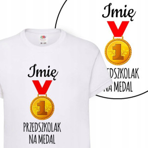 Koszulka Dziecięca 98-104 Dzielny Przedszkolak Wz