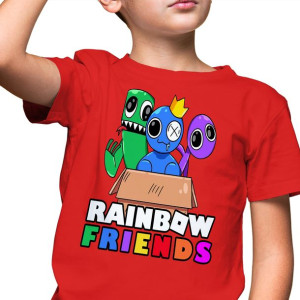 Koszulka Dziecięca 98-104 RAINBOW FRIENDS Wzory