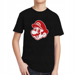 Modna Koszulka Dziecięca 122-128 Super Mario Wz