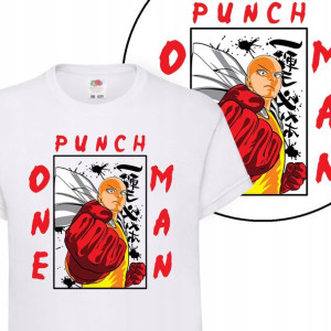 Modna Koszulka Dziecięca 134-140 One Punch Man Wz