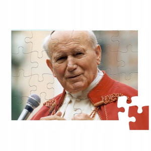 Puzzle 24 Elementy Religijne JAN PAWEŁ II WZORY