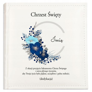 Album Na Prezent Chrzest PERSONALIZOWANY WZORY