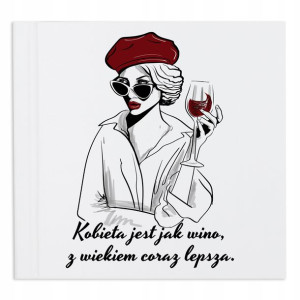 Album Na Zdjęcia na prezent KOBIETA JAK WINO Wz