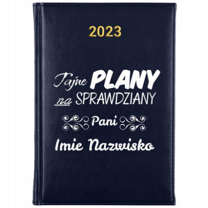 Kalendarz A5 2023 GRANAT Dla Nauczycielki IMIĘ WZ