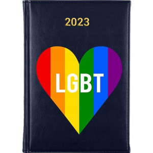 Kalendarz A5 2023 GRANAT LGBT Pride Month Wzory