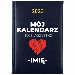 Kalendarz A5 2023 WALENTYNKOWE SŁODKIE IMIĘ Wzory