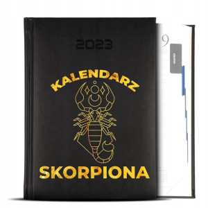 Kalendarz Czar GOLD 2023 Znaki Zodiaku SKORPION Wz