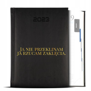 Kalendarz Czarny GOLD 2023 RZUCAM ZAKLĘCIA Wzory