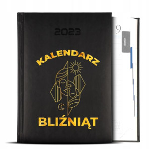 Kalendarz GOLD 2023 Znaki Zodiaku BLIŹNIĘTA Wzory