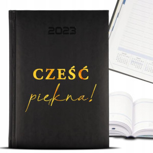 Kalendarz GOLD 2023 Złocenie CZEŚĆ PIĘKNA Wzory
