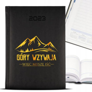 Kalendarz GOLD 2023 Złocenie GÓRY WZYWAJĄ Wzory