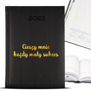 Kalendarz GOLD 2023 Złocenie KAŻDY MAŁY SUKCES Wz