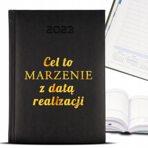 Kalendarz GOLD 2023 Złocenie MARZENIA Złote Wzory