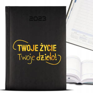Kalendarz GOLD 2023 Złocenie TWOJE ŻYCIE Top Wzory