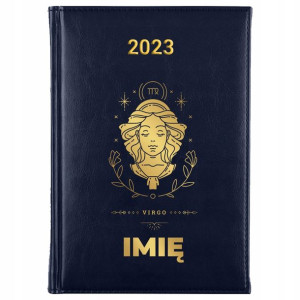 Kalendarz Granat A5 2023 Dla Zodiakary IMIĘ Wzory