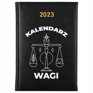 Kalendarz Notes CZARNY A5 2023 DLA ZODIAKARY Wz