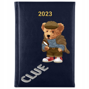 Kalendarz Planer Notes Granat A5 2023 TEDDY Miś Wz
