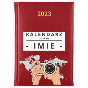 Kalendarz Planner A5 2023 Dla Fotografa IMIĘ Wzory