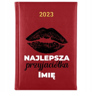 Kalendarz Planner A5 2023 Dla PRZYJACIÓŁKI IMIĘ