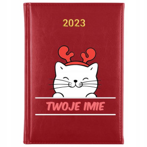 Kalendarz Planner A5 2023 Nowoczesne IMIĘ Wzory