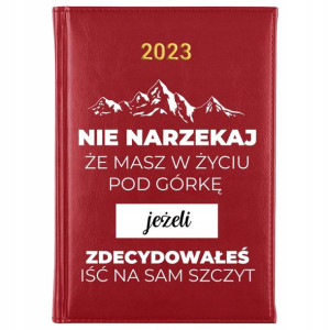 Kalendarz Planner A5 2023 Piękne Modne IMIĘ Wzory