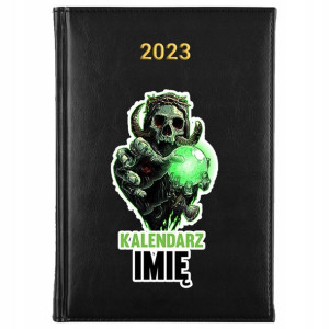 Kalendarz Planner A5 2023 Zwariowane IMIĘ Wzory