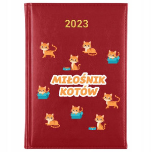 Kalendarz Planner Notes A5 2023 Dla KOCIARY Wzory