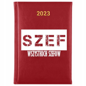 Kalendarz Planner Notes A5 2023 Modne Napisy Wzory