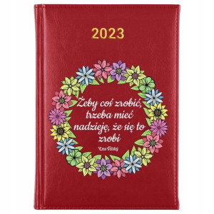 Kalendarz Planner Notes A5 2023 Motywacyjne Wzory