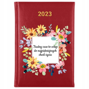 Kalendarz Planner Notes A5 2023 Subtelne Top Wzory
