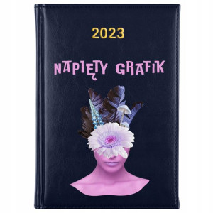 Kalendarz Terminarz A5 2023 GRANAT ŚMIESZNE WZORY