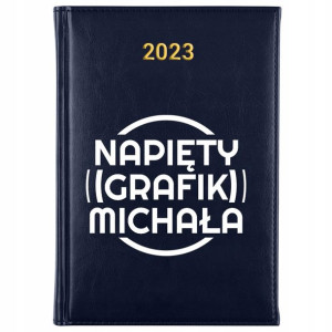 Kalendarz Terminarz A5 2023 GRANAT Twoje Imię WZ