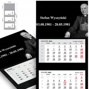Trójdzielny Kalendarz 2023 CHRZEŚCIJAŃSKIE Wzory