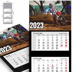 Trójdzielny Kalendarz 2023 DLA FANÓW ENDURO Wzory