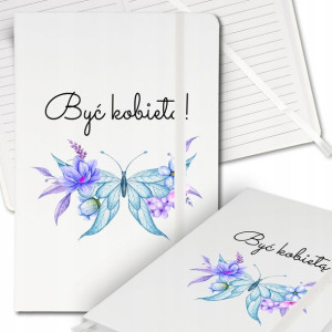 Notes Biały A5 Bullet Journal BYĆ KOBIETĄ Mix Wz