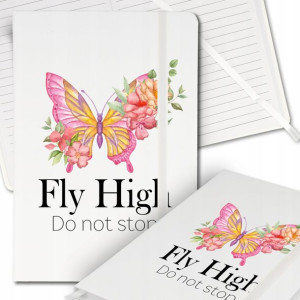 Notes Biały A5 Bullet Journal FLY HIGH Mix Wz