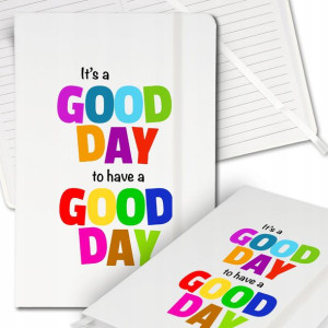 Notes Biały A5 Bullet Journal GOOD DAY Top Wzory