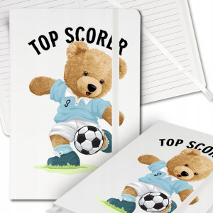 Notes Biały A5 Bullet Journal Teddy Mundial Wzory