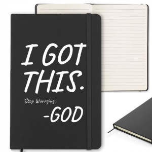 Notes Czarny A5 Bullet Journal Chrześcijańskie Wz