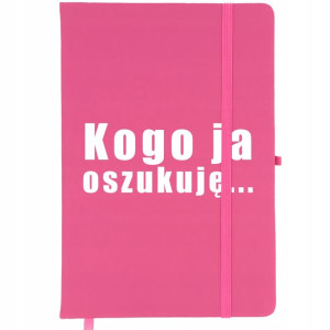 Notes Planer A5 Bullet Journal KOGO OSZUKUJĘ Wz