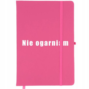 Notes Planer A5 Bullet Journal Róż NIE OGARNIAM Wz