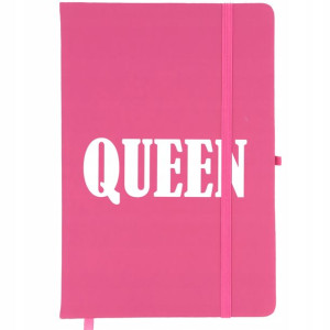 Notes Planer A5 Bullet Journal Różowy QUEEN Wzory