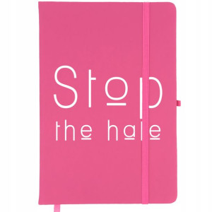 Notes Planer A5 Bullet Journal Różowy STOP HATE Wz