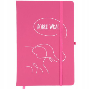 Notes Różowy A5 Bullet Journal DOBRO WRACA Wzory