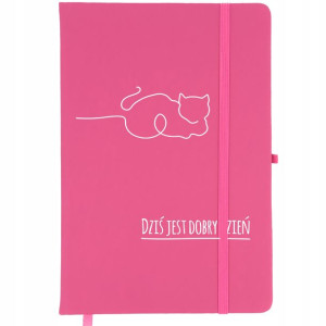 Notes Różowy A5 Bullet Journal DOBRY DZIEŃ Wzory